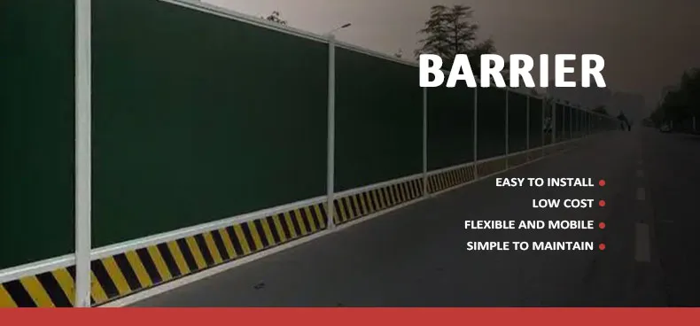 Quick Assembly Construction Hoarding Modular Fence System for Emergency Construction Projects
