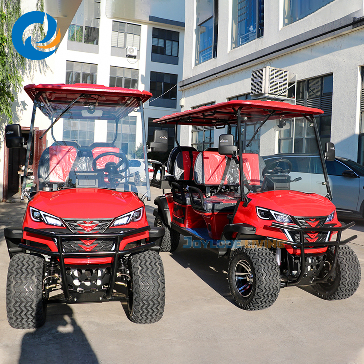 Street Legal Kinghike New Design LSV Carro De Electrico Lead Acid Battery Metal Golf Cart 5KW AC Motor CE Certified 3-4 Seats