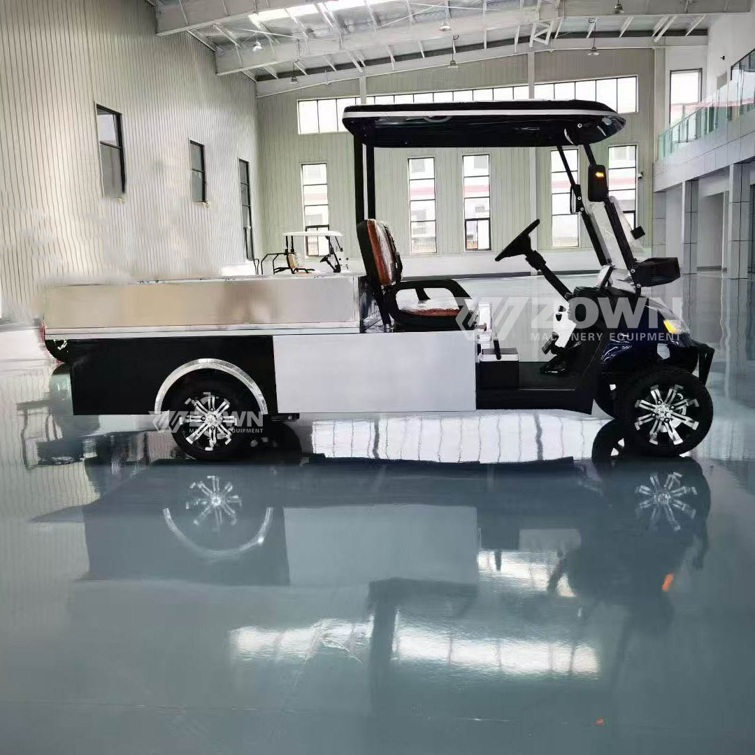 Customized 2 Seater Electric Cargo Golf Cart AC Motor 3/4/5KW Lithium Battery Off-Road Mini Pickup Truck All-Terrain CE Q235B