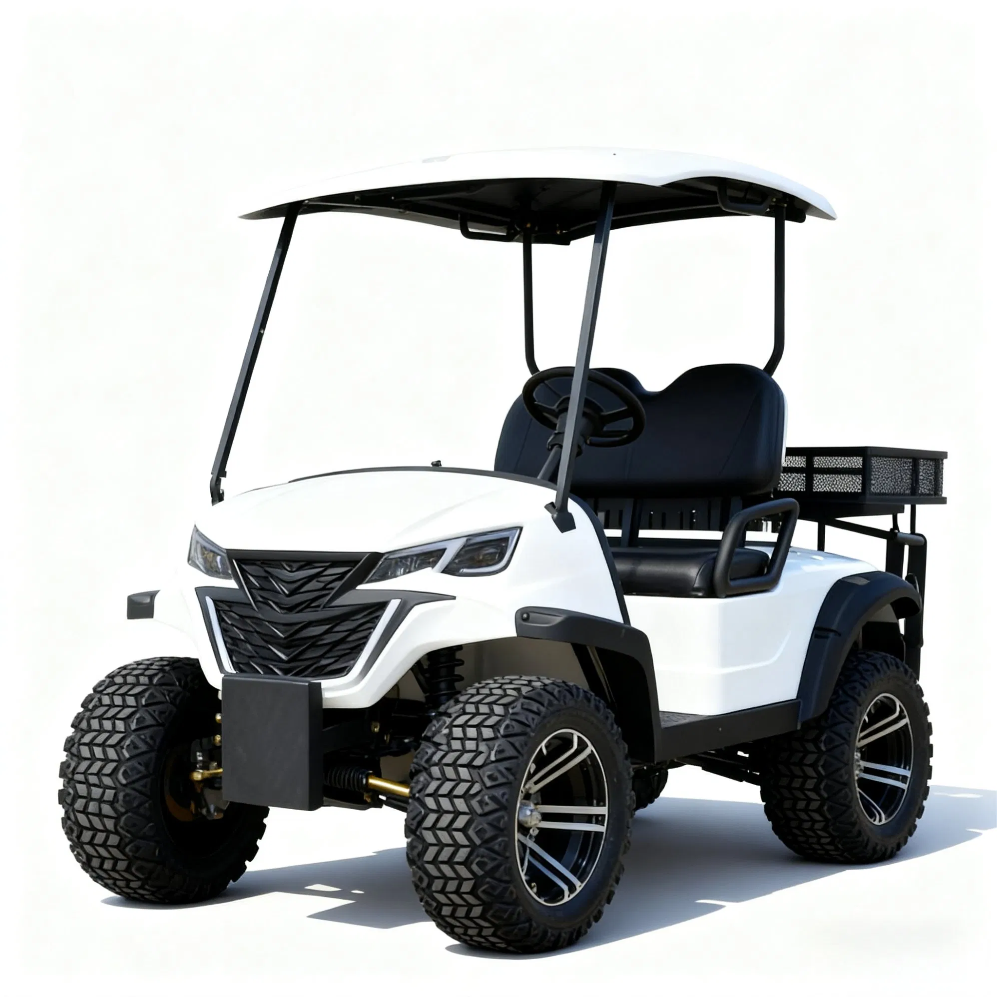 Electric Golf Cart with Smooth Suspension for Comfort with Long Battery Life