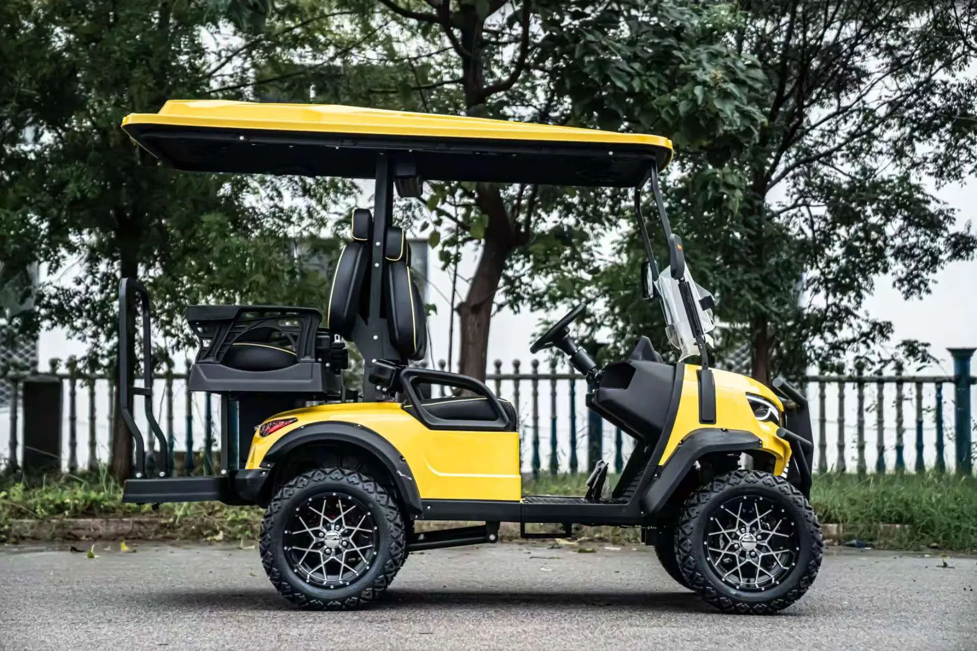 48V Electric Buggy Car Hunting Club Utility Trolley 4 Seat Electric Street Legal Club Golf Carts