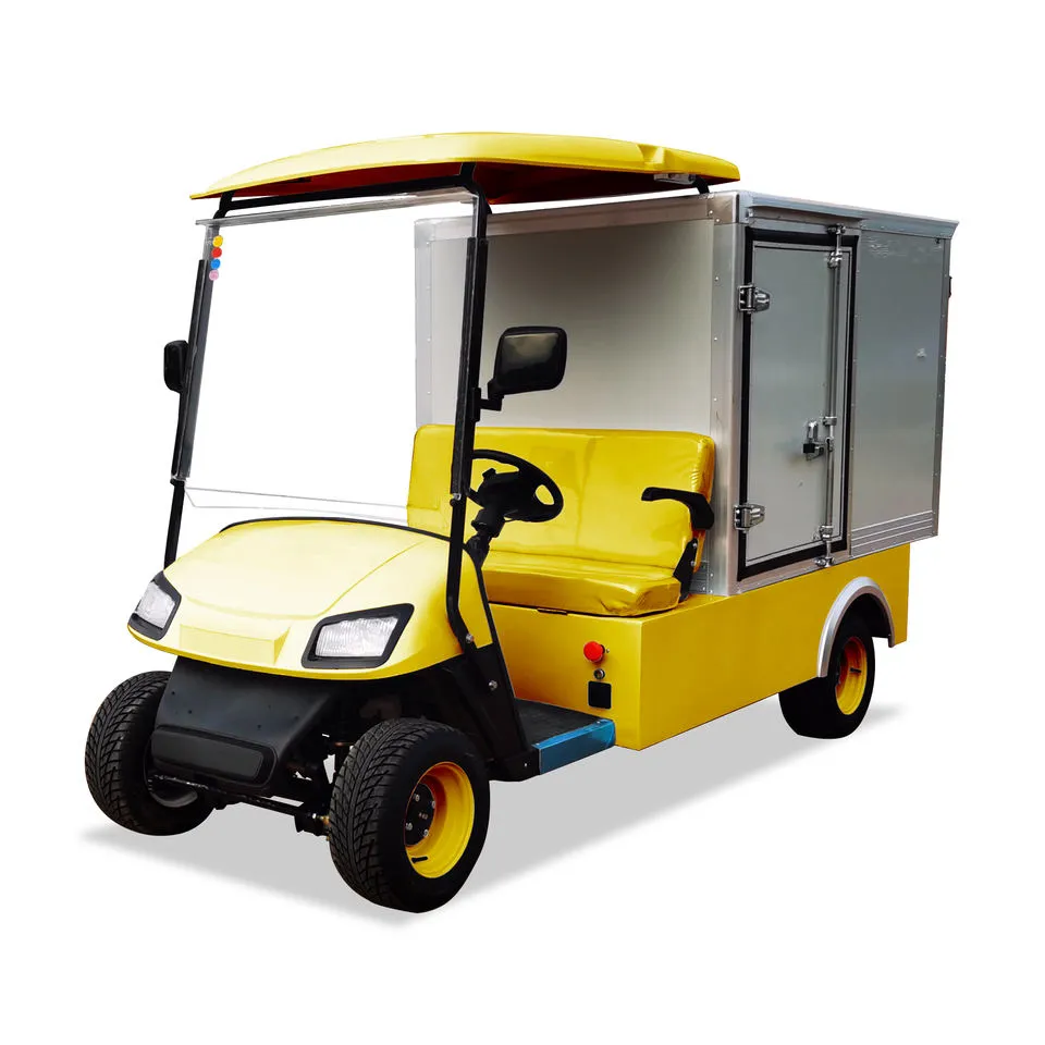Electric Golf Cart Side View
