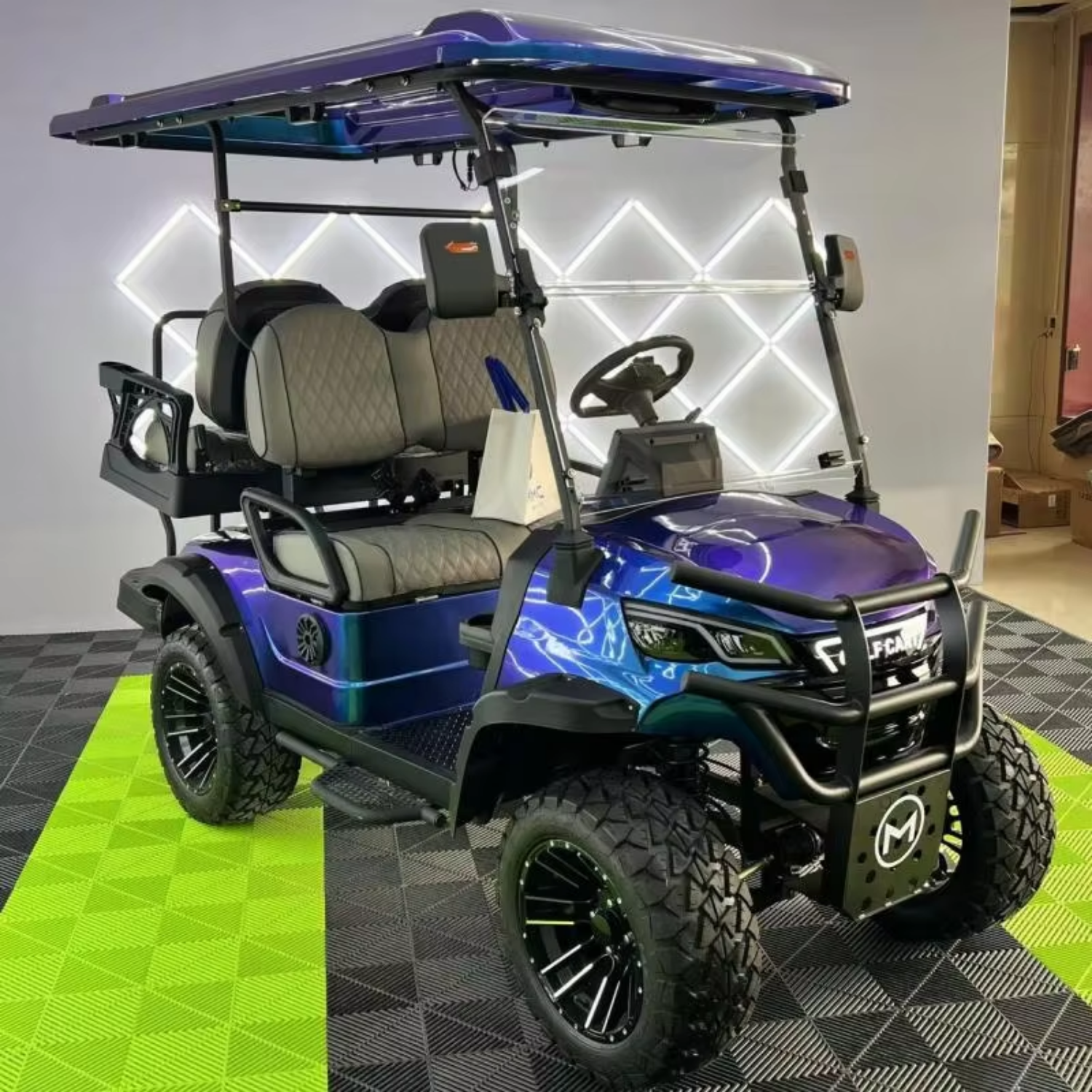 Street Legal 4 Seater Electric Golf Cart LSV High Speed Long Range Lithium Battery Technology Professional Export Quality Buggy