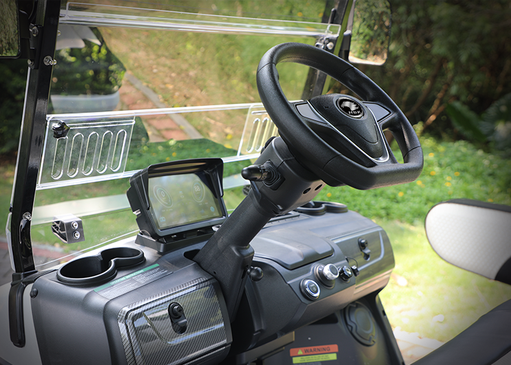 HDK Maverick 4+2 Plus Lithium Powered Golf Cart 6 Person Vehicle for Hotel Fleet