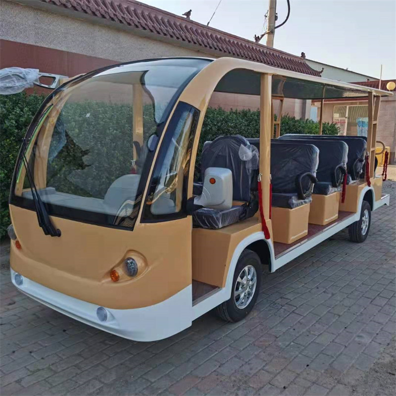 14 Seater Electric Golf Buggy High Performance Used Electric Golf Cart with Roof Plastic Shell