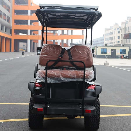 Lvzo Ride Comfort: Electric Golf Cart with Shock- Absorbing Suspension