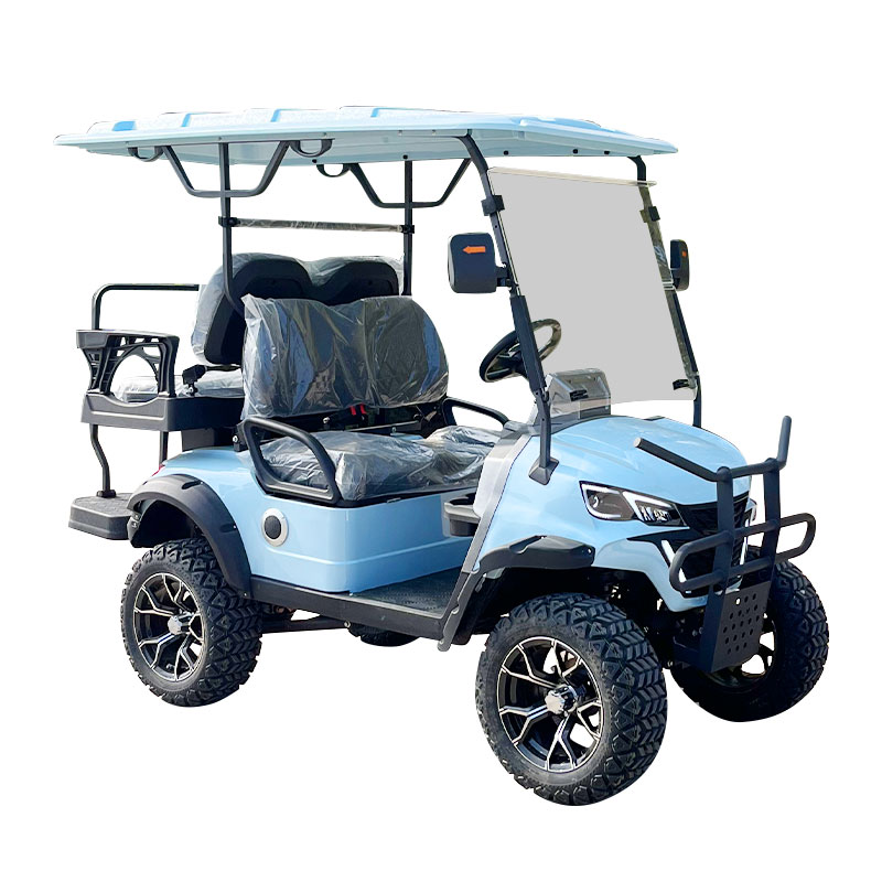 Kinghike Professional 72V 4-Seater Off-Road Electric Golf Cart with Heavy-Duty Lift Kit and All-Terrain Performance