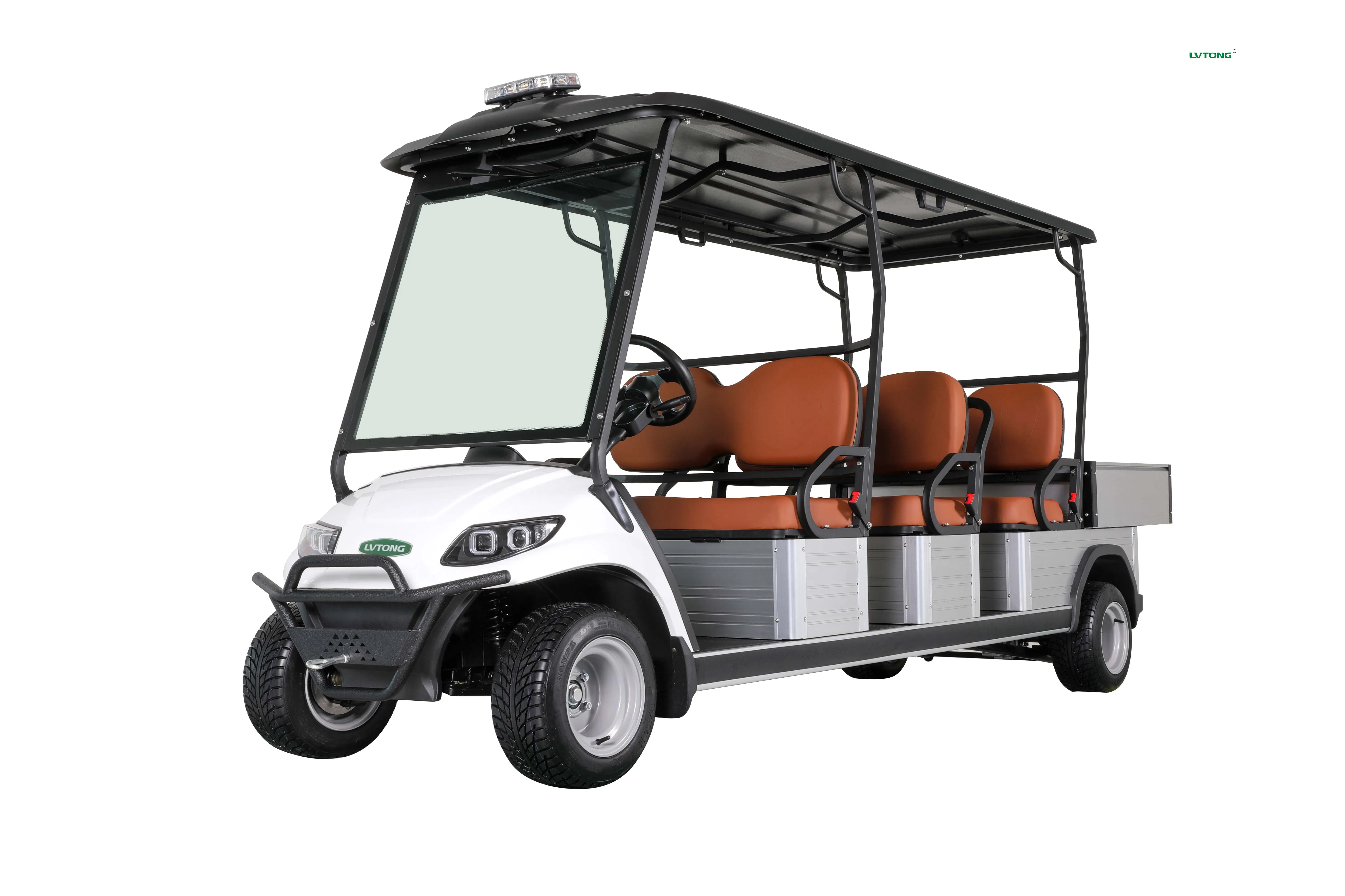 Premium 6-Seater Electric Golf Cart with Versatile Cargo Box