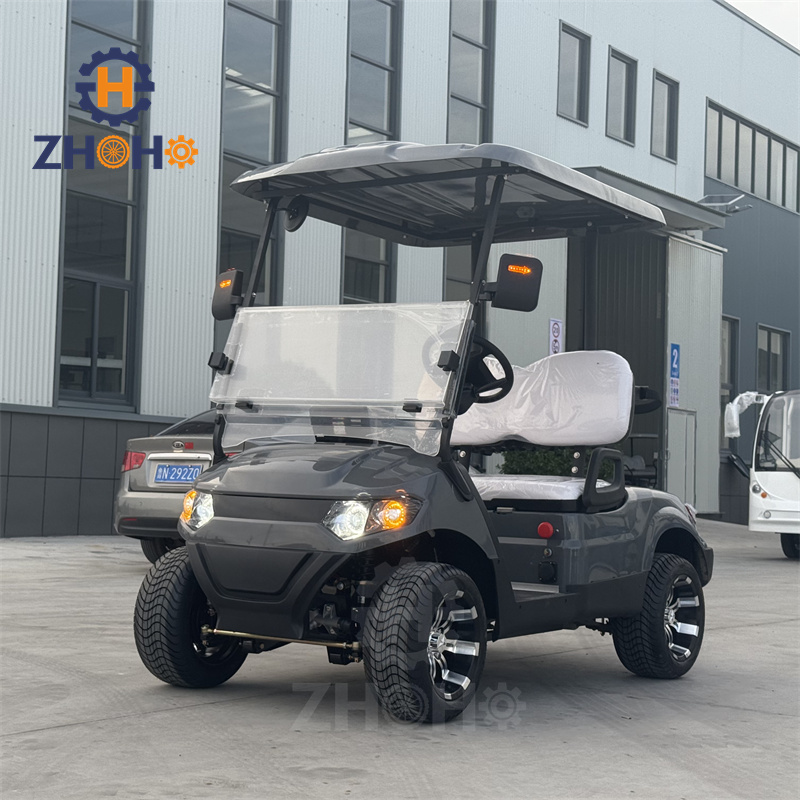 High Quality Two-Seater Electric Mini Golf Carts with Lithium Battery 30-50Km/h Speed 90km Range-Compact &amp; Efficient