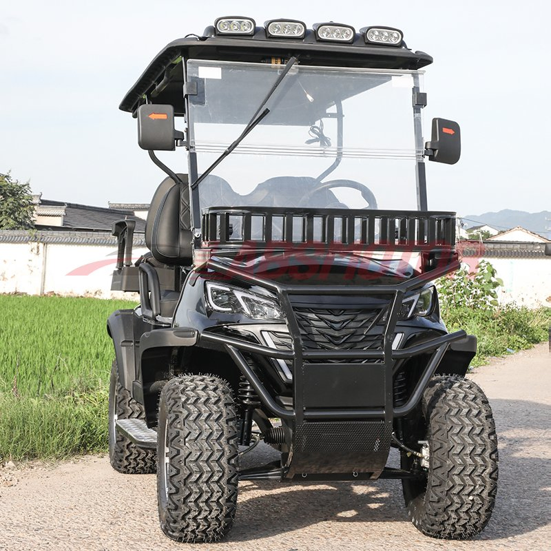 New Stylish 2+2 4 Seats Electric Golf Car Golf Cart for Hunting with High Cost Performance