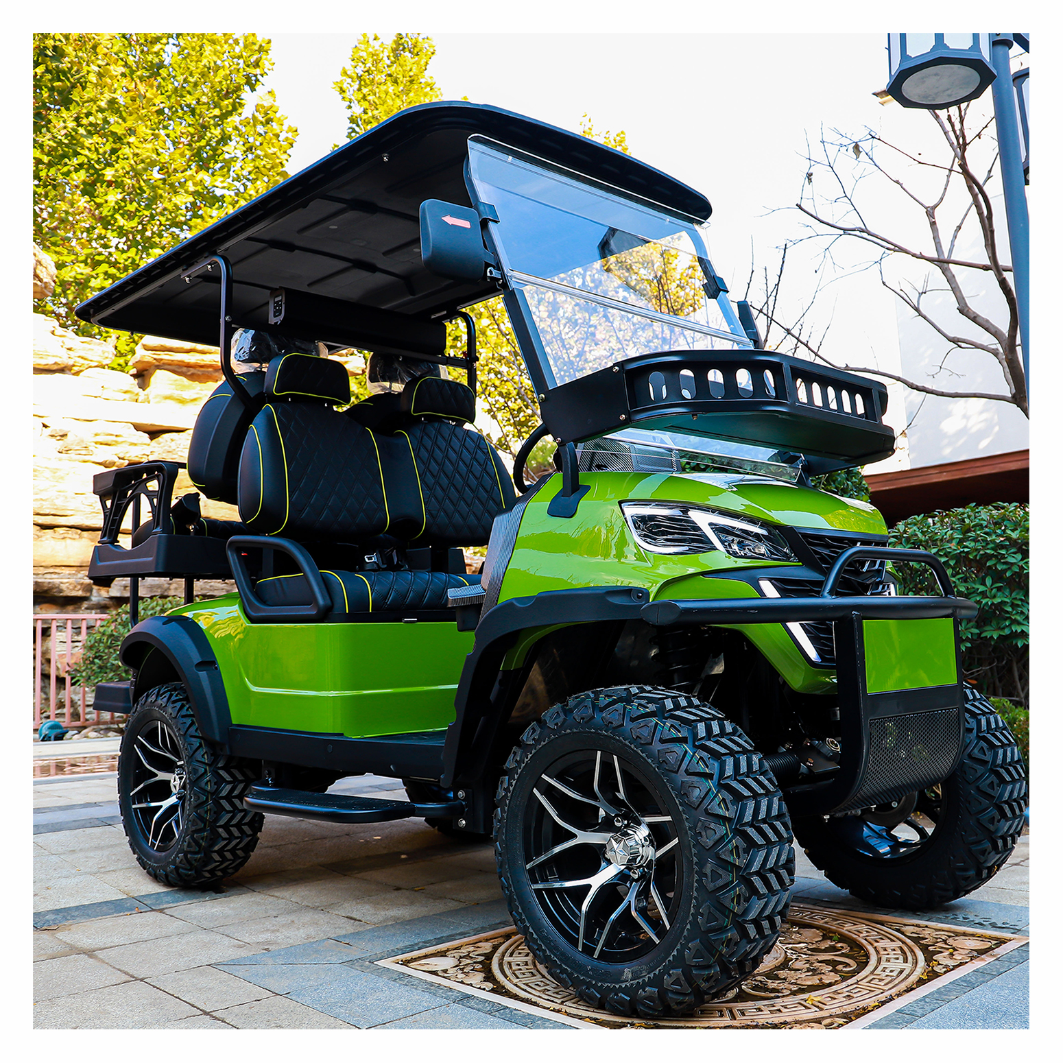 2024 High Quality Off-road Club 48V Cheap Electric Golf Carts 4 6 Seater Golf Buggy Price