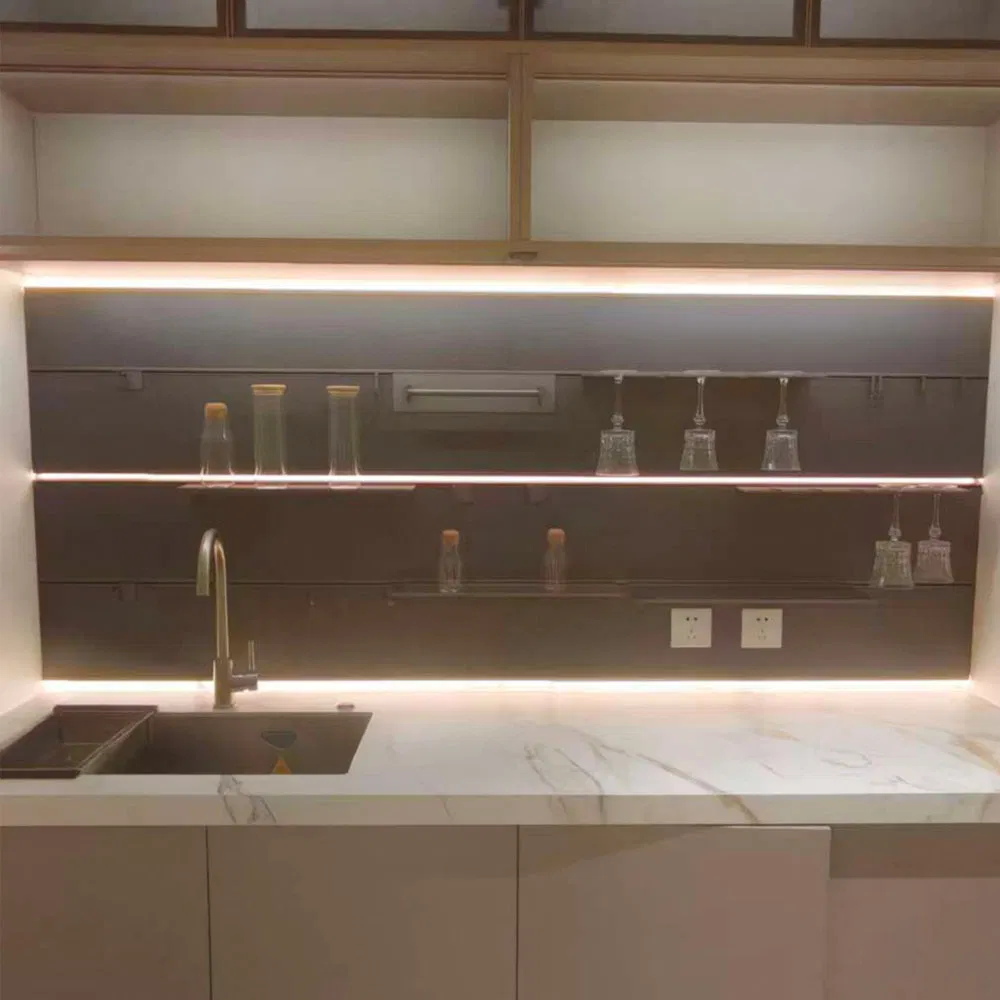 No Scratches Good Surface Treatment Wall-Mounted Modular Kitchen Track-Mounted Storage System