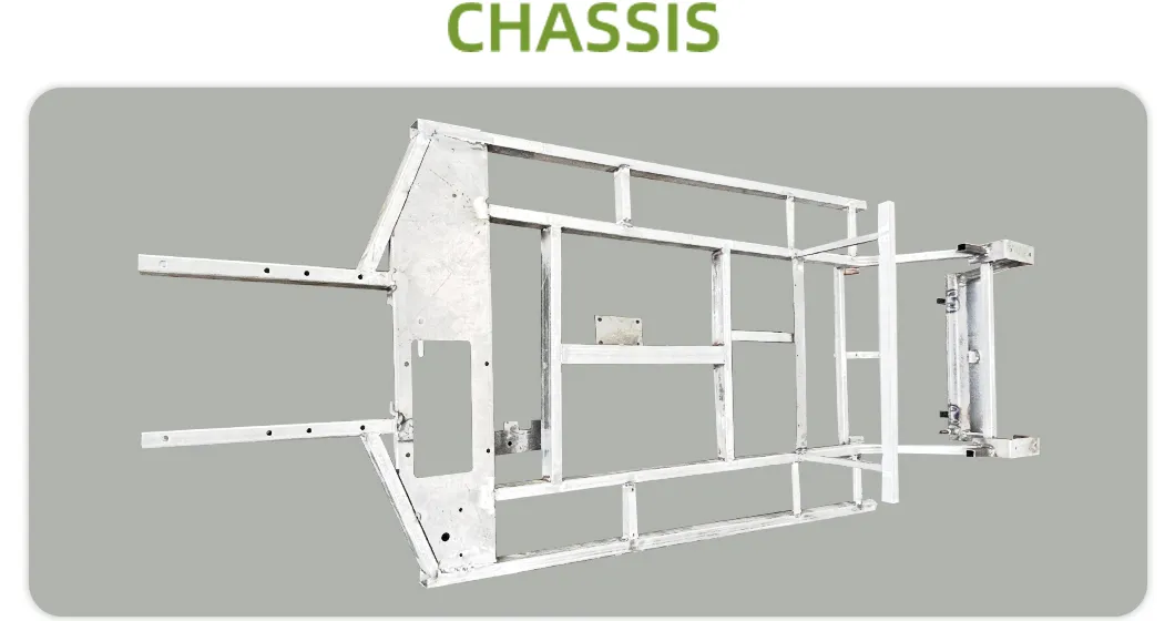 Galvanized steel pipe chassis