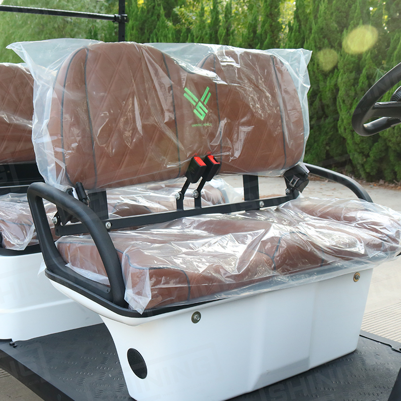 Custom Shining Lsv 4 Seater Street Legal CE Certified 50-70Km/h 48V/72V Lithium Battery Electric Golf Cart with Cargo 70-90km