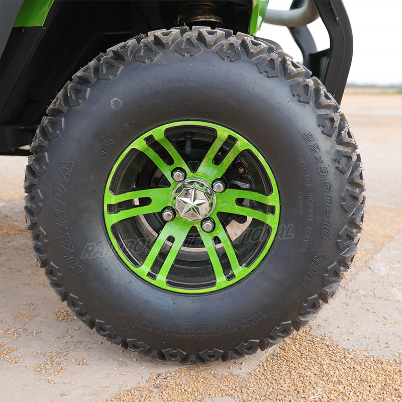 Rainbow 72Volt Electric Off Road Golf Cart Customized 4 Seats Golf Trolley Cart Electric Buggy Car High-End Golf Cart