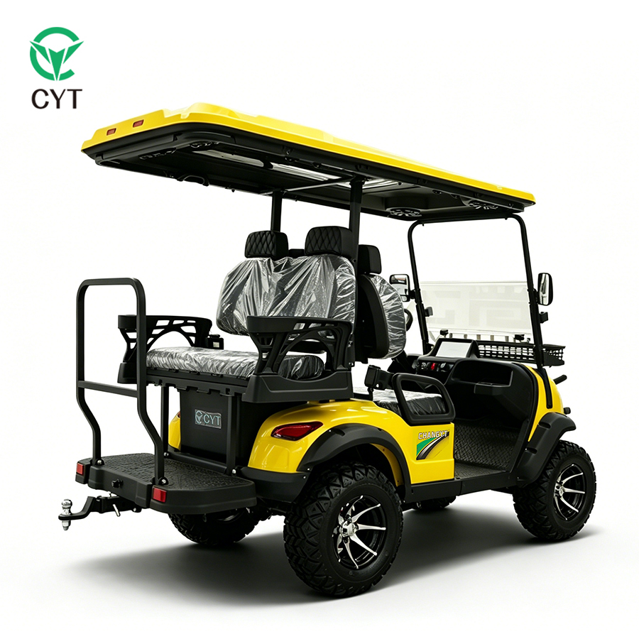 Heavy-Duty Off-Road Golf Cart Eco-Friendly Electric Sightseeing Bus China