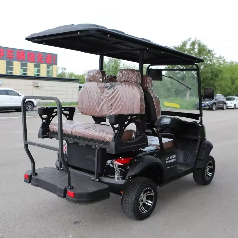 Heavy Duty 4x4 Electric Golf Cart for Rough Terrain Mountain Area with 5kw Motor 90km Range and EEC Certificate