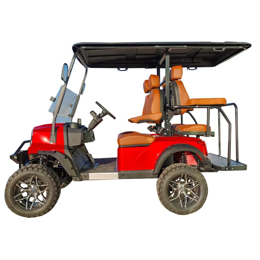 Tongcai Kepler Double Wishbone Suspension 4 Passengers Pack High Efficiency Zero Carbon Comfort Ride for Senior Community Shuttle Electric Golf Cart