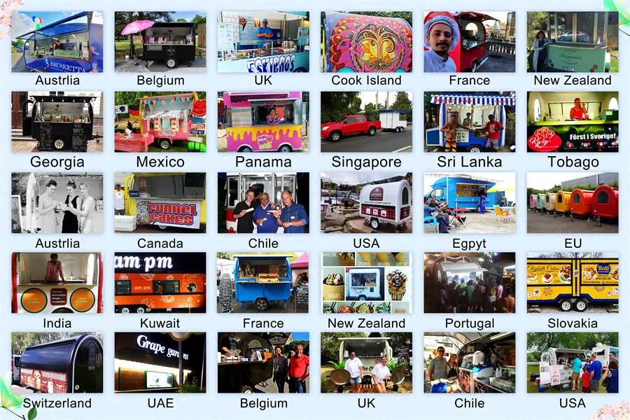 Mobile Food Truck Electric Golf Cart