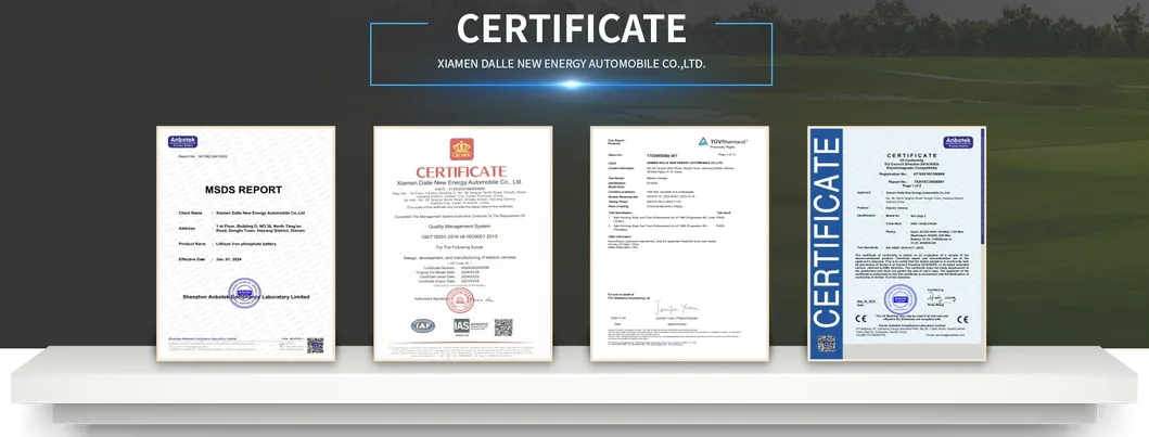 Electric Golf Cart Certifications
