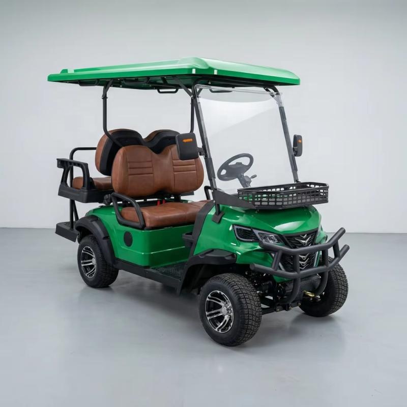 Professional Street Legal 4 Seater Electric Golf Cart Neighborhood Vehicle for Rental Fleet Use EV