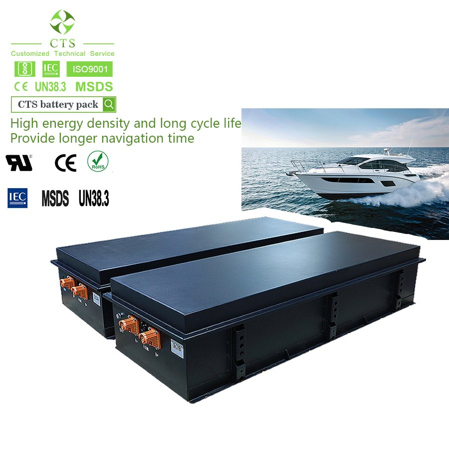 Deep Cycle OEM ODM 25kwh 96V Lithium Ion Modular Battery System with BMS for Marine 96V Power Motor