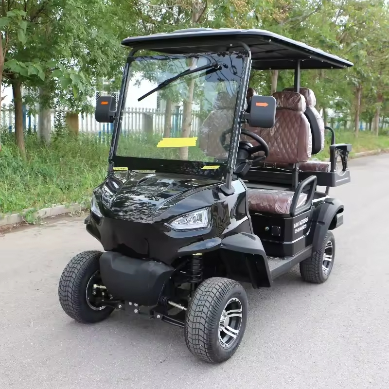 Heavy Duty 4x4 Electric Golf Cart for Rough Terrain Mountain Area with 5kw Motor 90km Range and EEC Certificate