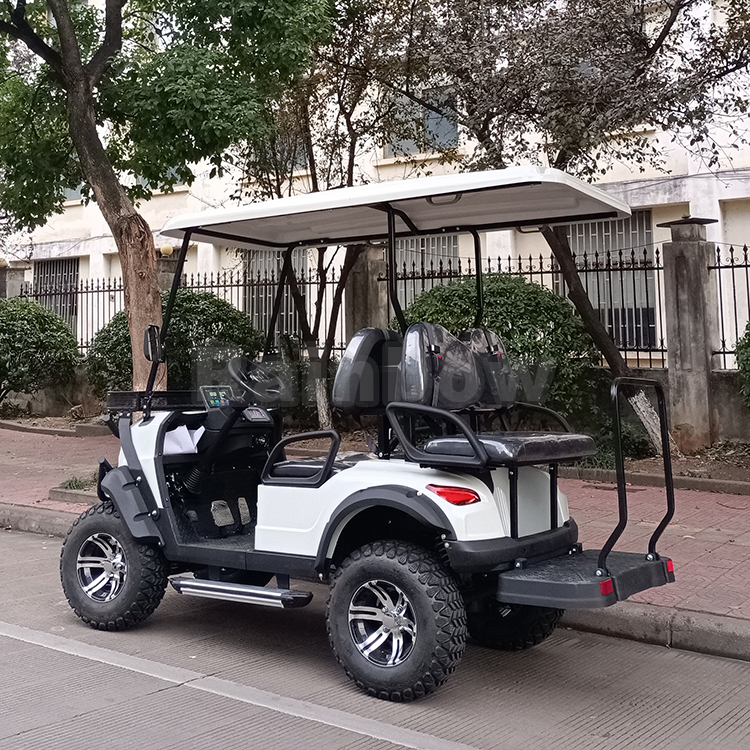 Rainbow 72Volt Electric Off Road Golf Cart Customized 4 Seats Golf Trolley Cart Electric Buggy Car High-End Golf Cart
