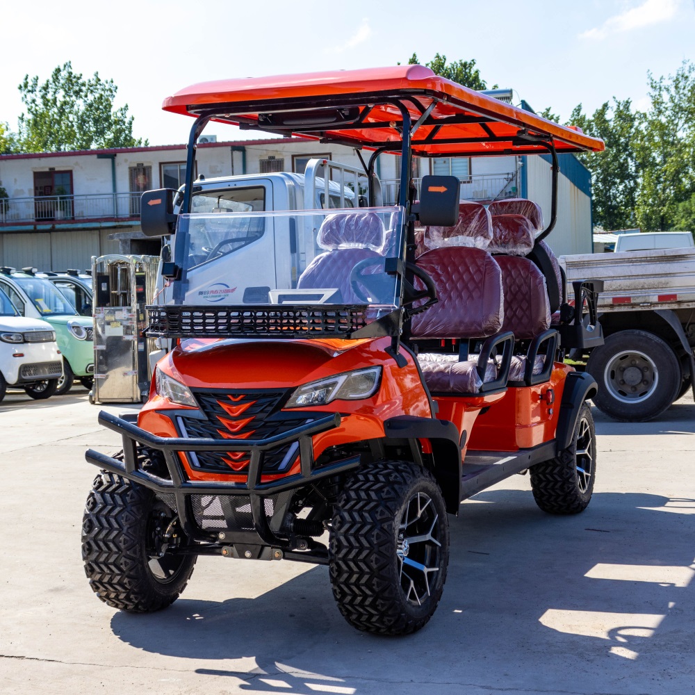 New Designed Factory Electric Golf Cart Luxury Modern 72V 4 Seater Electric Golf Cart with Lithium Battery CE Certification