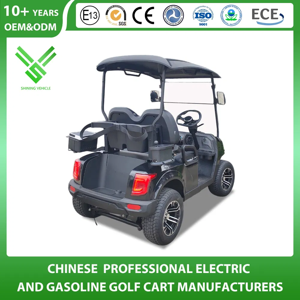 Shininglsv 2 Seat 72V 150ah Lithium Extended Range Shuttle Golf Cart