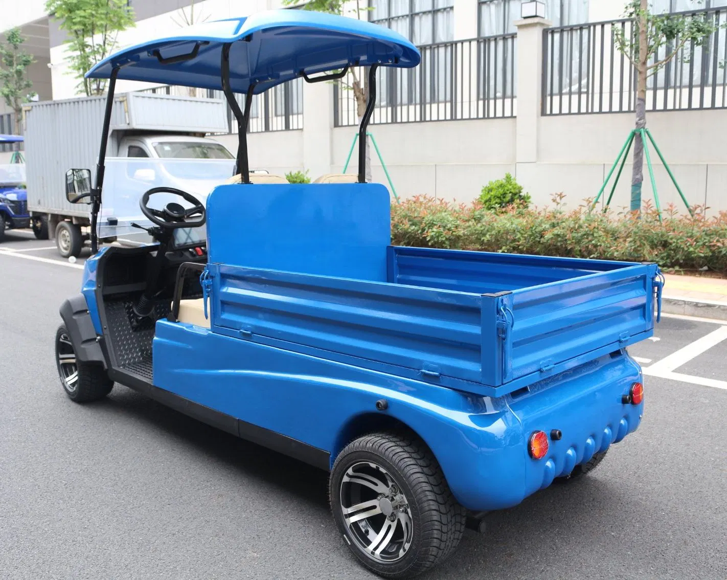 Wholesale 72V/4kw AC System off-Road Fat Tire Mini Small Electric 2-Seater 4X4 UTV Automatic Hydraulic Rod Buggy Golf Utility Cart with Rear Cargo Box