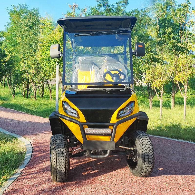 Street Legal Kinghike New Design LSV Electric Golf Cart with Metal Frame 72V AC Motor 90km Range CE Certified
