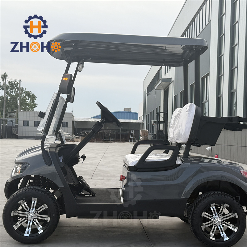 High Quality Two-Seater Electric Mini Golf Carts with Lithium Battery 30-50Km/h Speed 90km Range-Compact &amp; Efficient