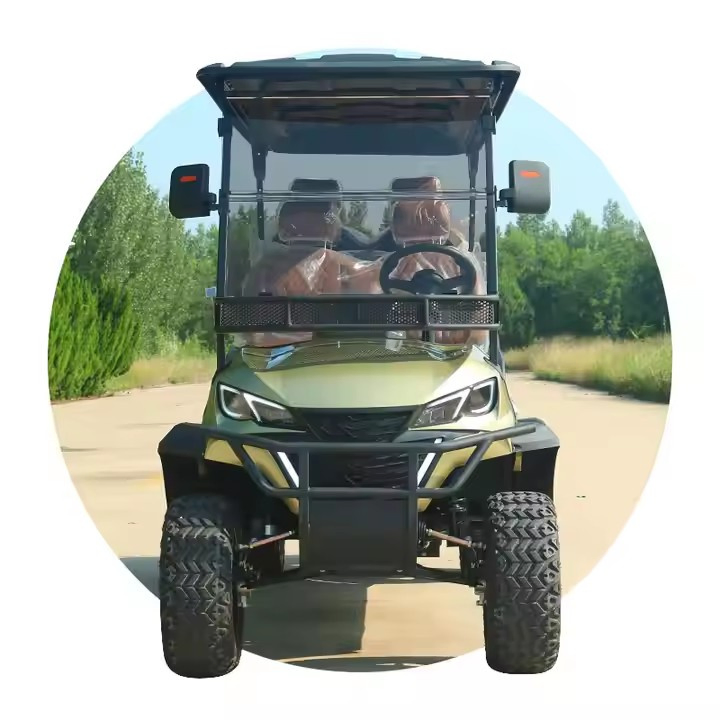 Small Farm Work Utility Cargo/Goods Pickup Golf Cart with Cargo Box Electric Golf Buggy with Cargo Bed/Tray Self Dumping
