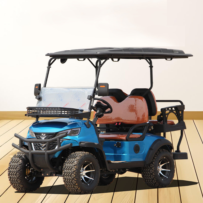 2026 Custom Manufacturer Wholesale 2+4+6 Seater Seat Hunting Lithium Electric Utility off Road Lifted Golf Cart for Sale