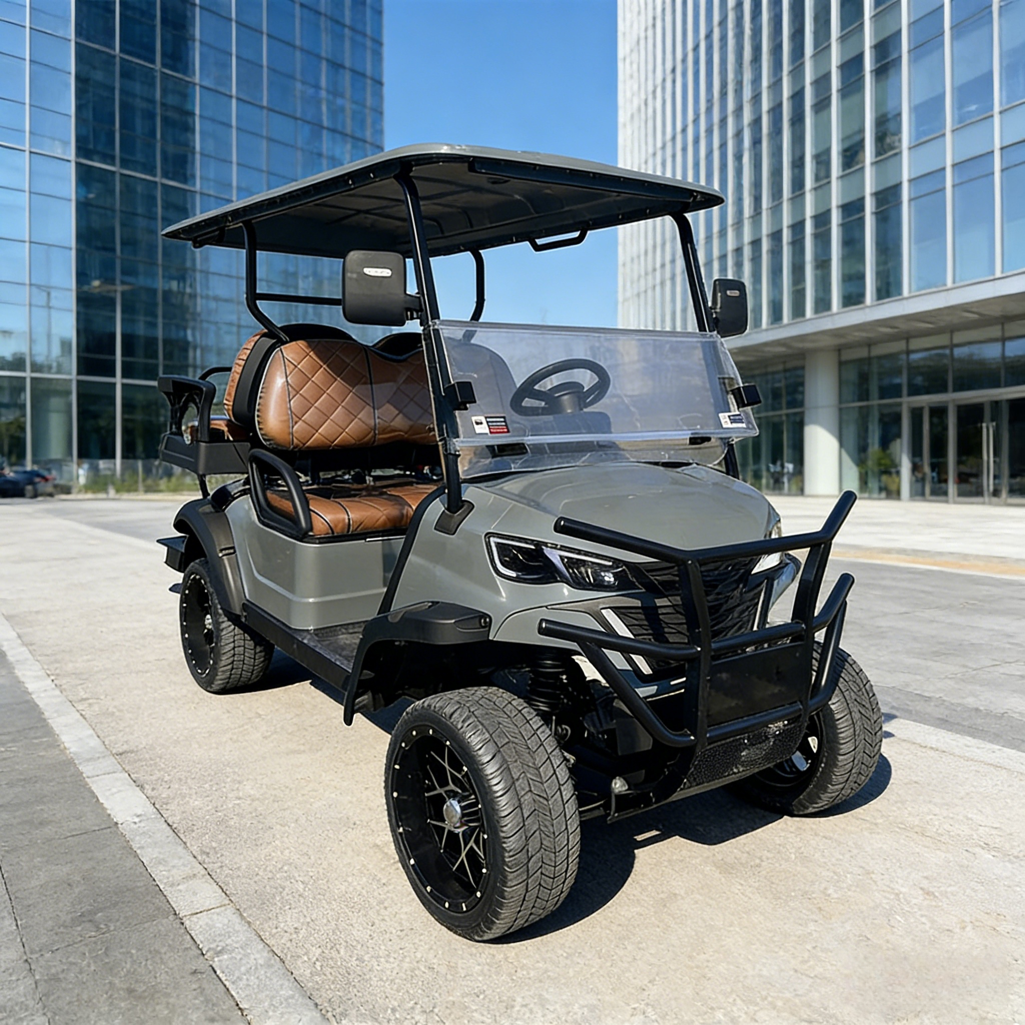 Wolan 3-4 Seater Electric Golf Cart with CE/DOT/Eec Certifications 70-90km Range for Budget Rental Fleet Service