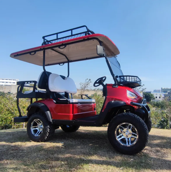 Side by Side 4wd Utility Cart Very Powerful 5kw 7.5kw Lithium Battery Electric Lifted Off Road 2x2 Golf Carts for Sale