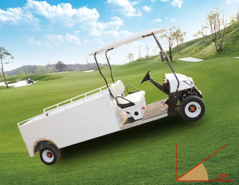 4 Seater Lithium Battery Powered AC System Electric Utility Cargo Golf Cart