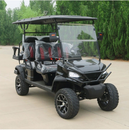 Luxury Design Street Legal Electric 6 Seater Golf Cart with 48V Battery Accept Customization Golf Car