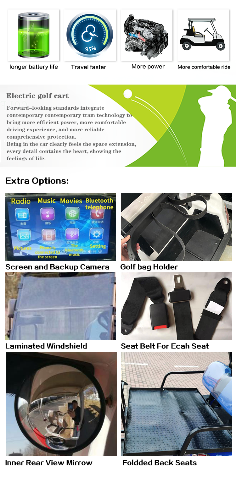 Electric Golf Cart Color Options