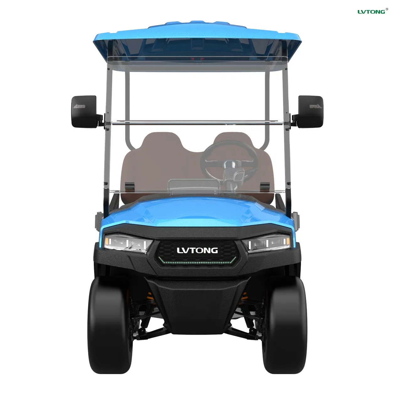 Premium C727.2 Electric Golf Cart - Sleek Two-Seater Design