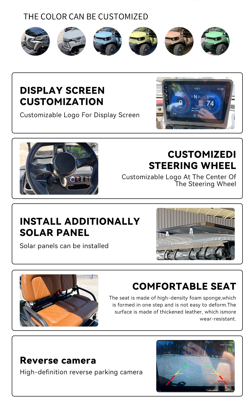 Electric Golf Cart Feature 8