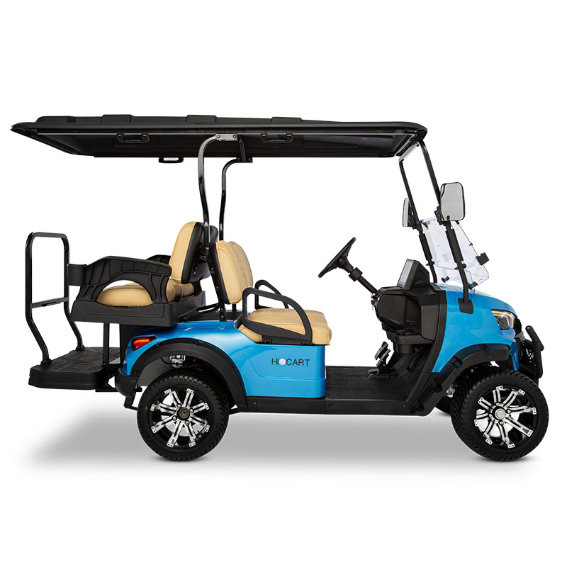 Top China Factory Comfort Indep Suspension &amp; Custom Color/Features 4 Seater Golf Cart