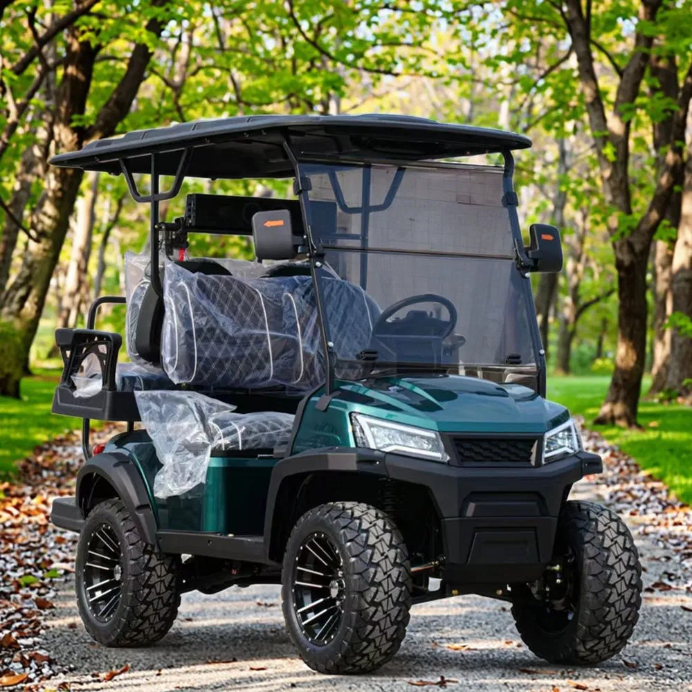 2/4/6/8 Seater 4X4 Electric Golf Cart with Cargo Bed for Farm and Ranch Utility Sightseeing Car
