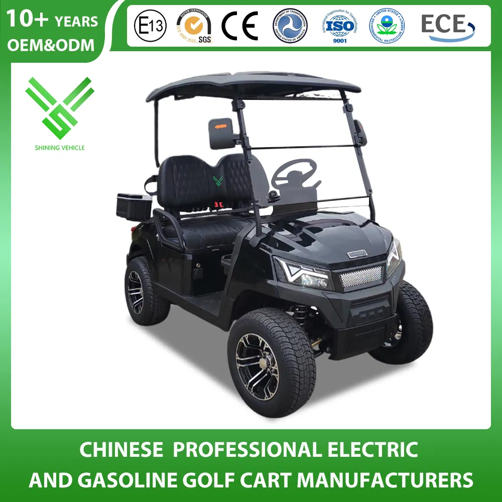 Shininglsv 2 Seat 72V 150ah Lithium Extended Range Shuttle Golf Cart