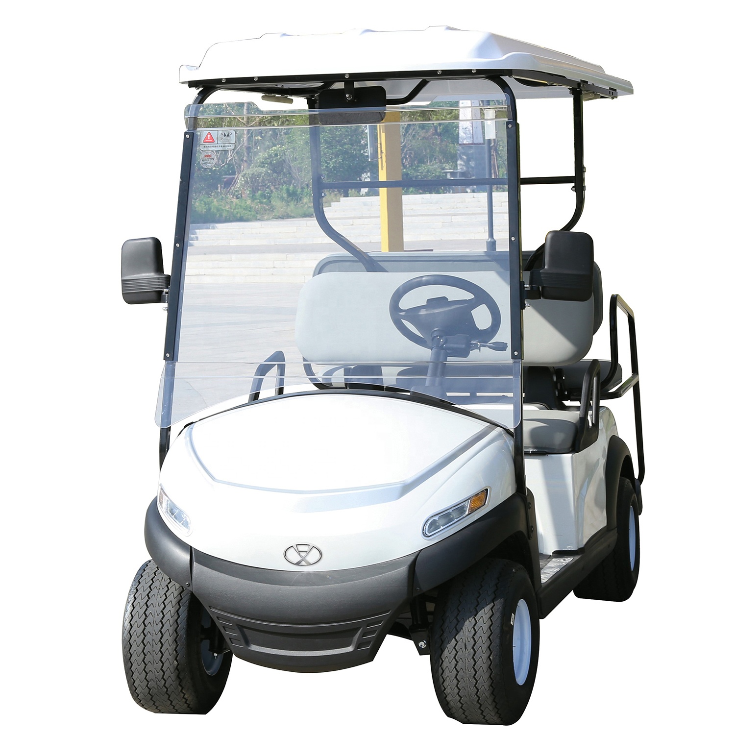 4 Wheel Lithium Battery Powered 2 Seater Electric Small Golf Cart for Sale