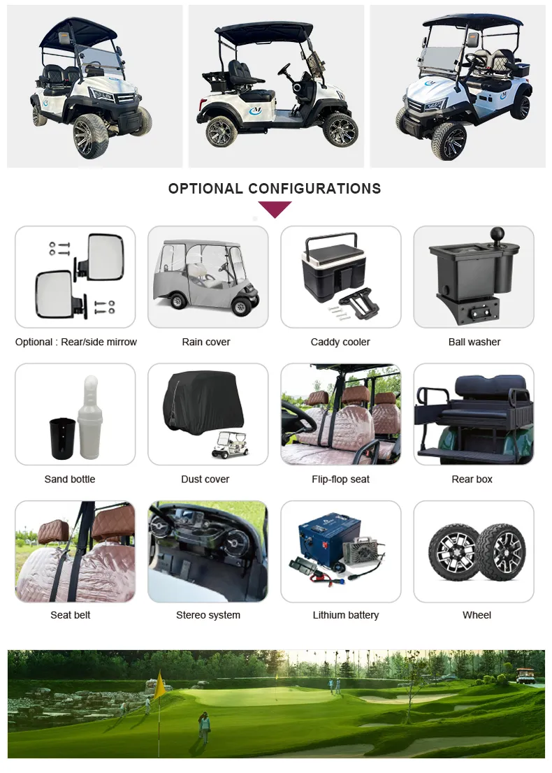 Two-Seater Golf Cart Design Detail 5