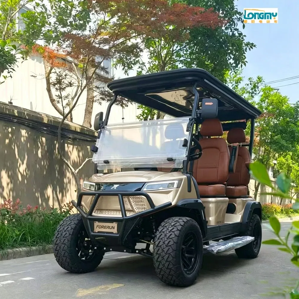 4-Seater Golf Cart with Customizable Colors and Logos