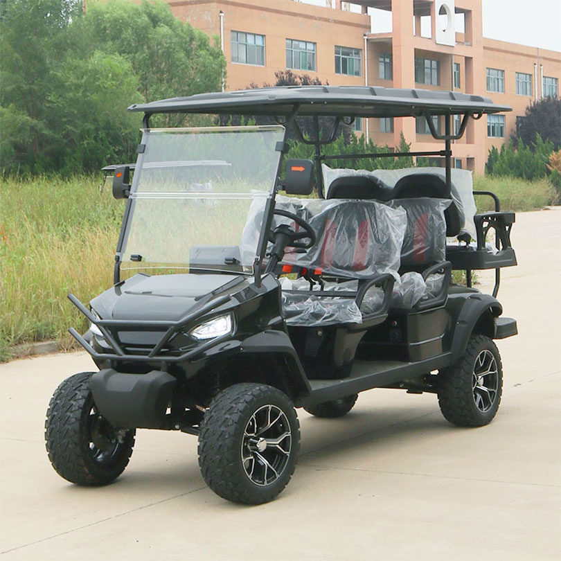 Luxury Design Street Legal Electric 6 Seater Golf Cart with 48V Battery Accept Customization Golf Car