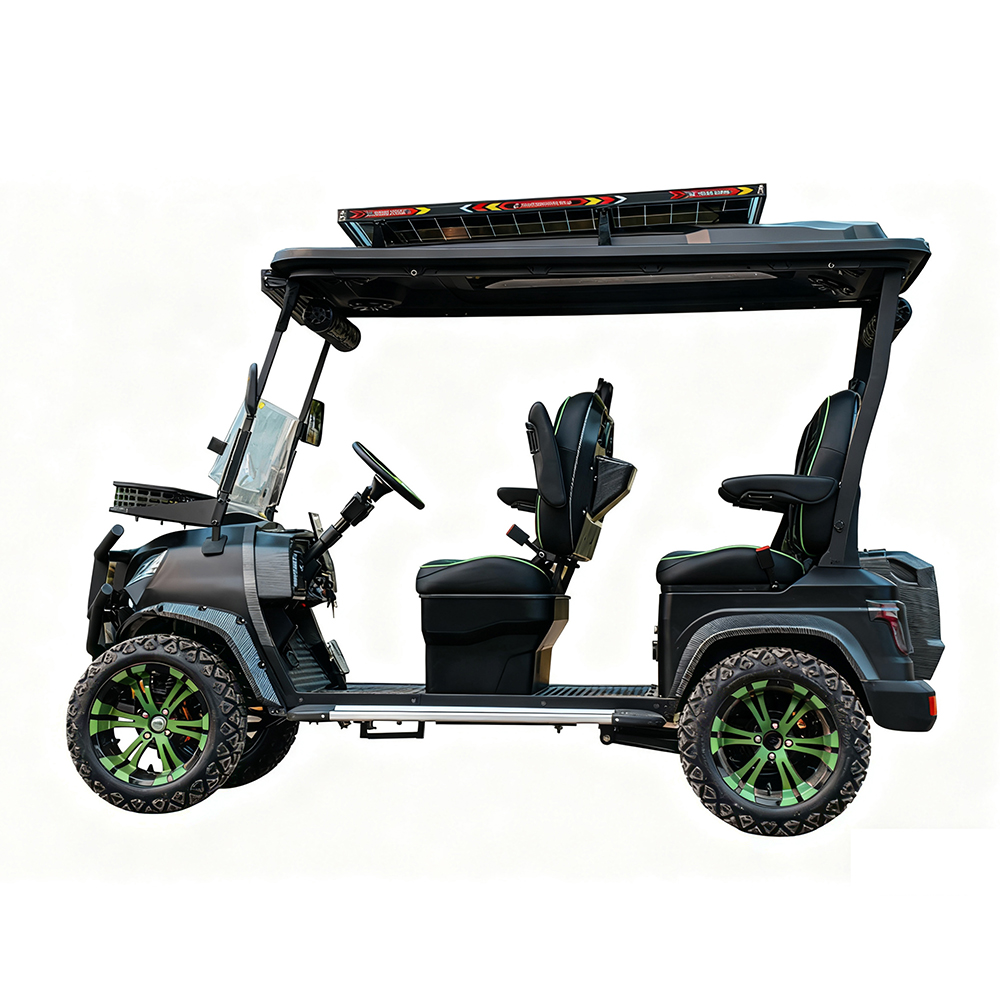 Street Legal LSV Golf Cart with Windshield, Seat Belts and LED Lights, for Gated Community